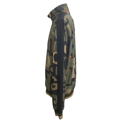 Dolce & Gabbana Zip Up Jacket All Over Logo Camouflage Khaki D&G & 50: Mode — view 2