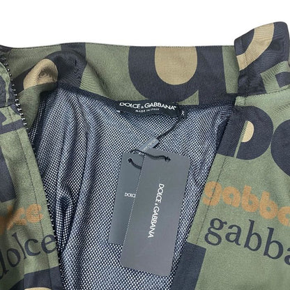 Dolce & Gabbana Zip Up Jacket All Over Logo Camouflage Khaki D&G & 50: Mode — view 9