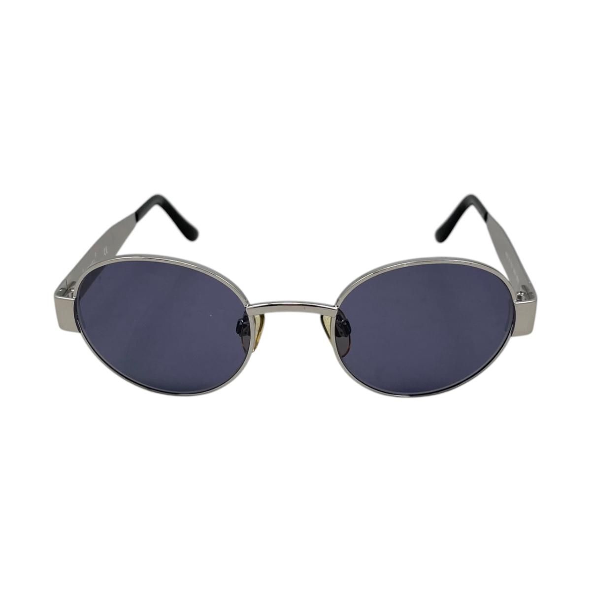 Chanel Sunglasses Vintage Blue Silver Eyewear — view 3