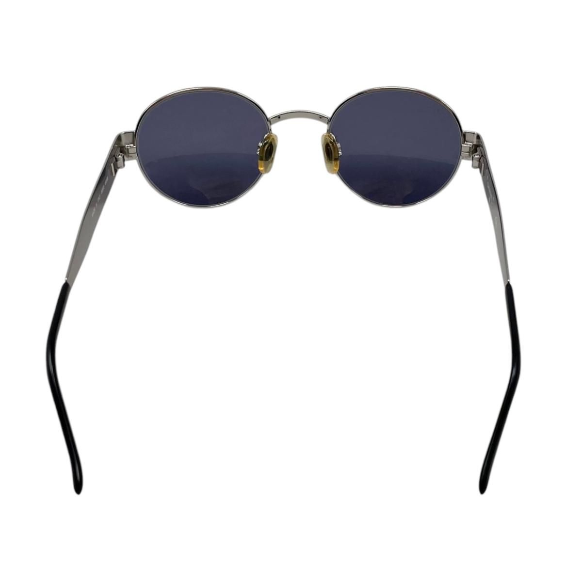 Chanel Sunglasses Vintage Blue Silver Eyewear — view 4