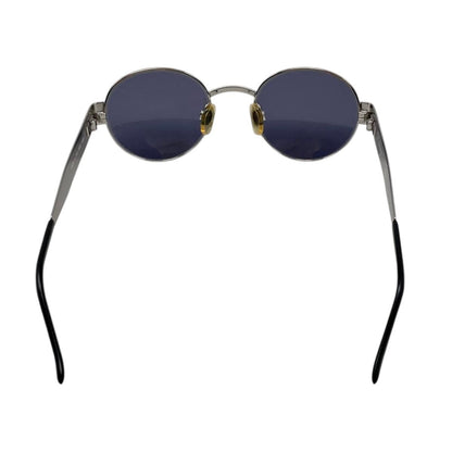 Chanel Sunglasses Vintage Blue Silver Eyewear — view 4