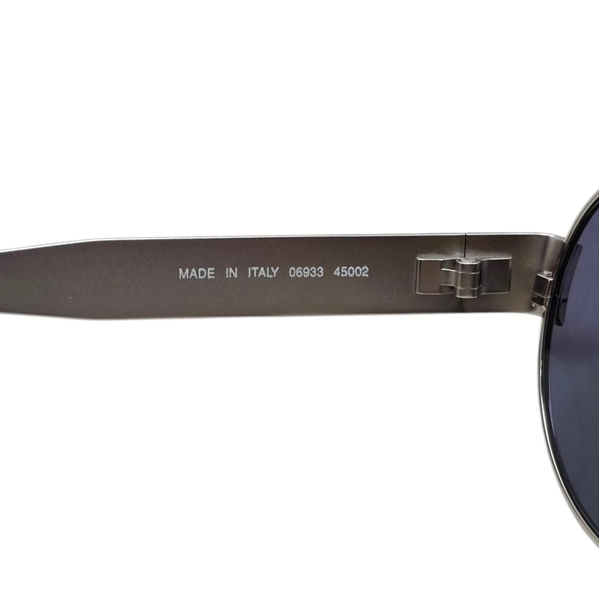 Chanel Sunglasses Vintage Blue Silver Eyewear — view 9