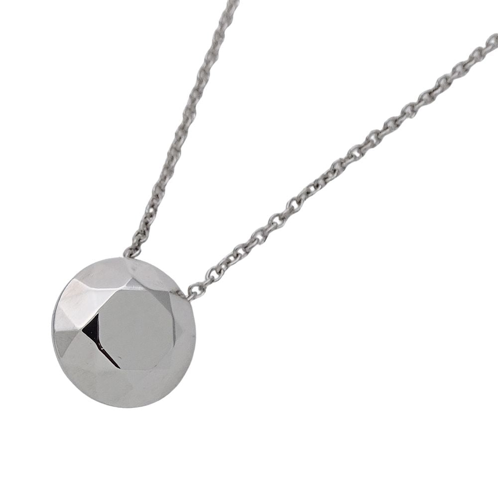 Tiffany & Co Necklace Elsa Peretti Faceted Platinum Polished
