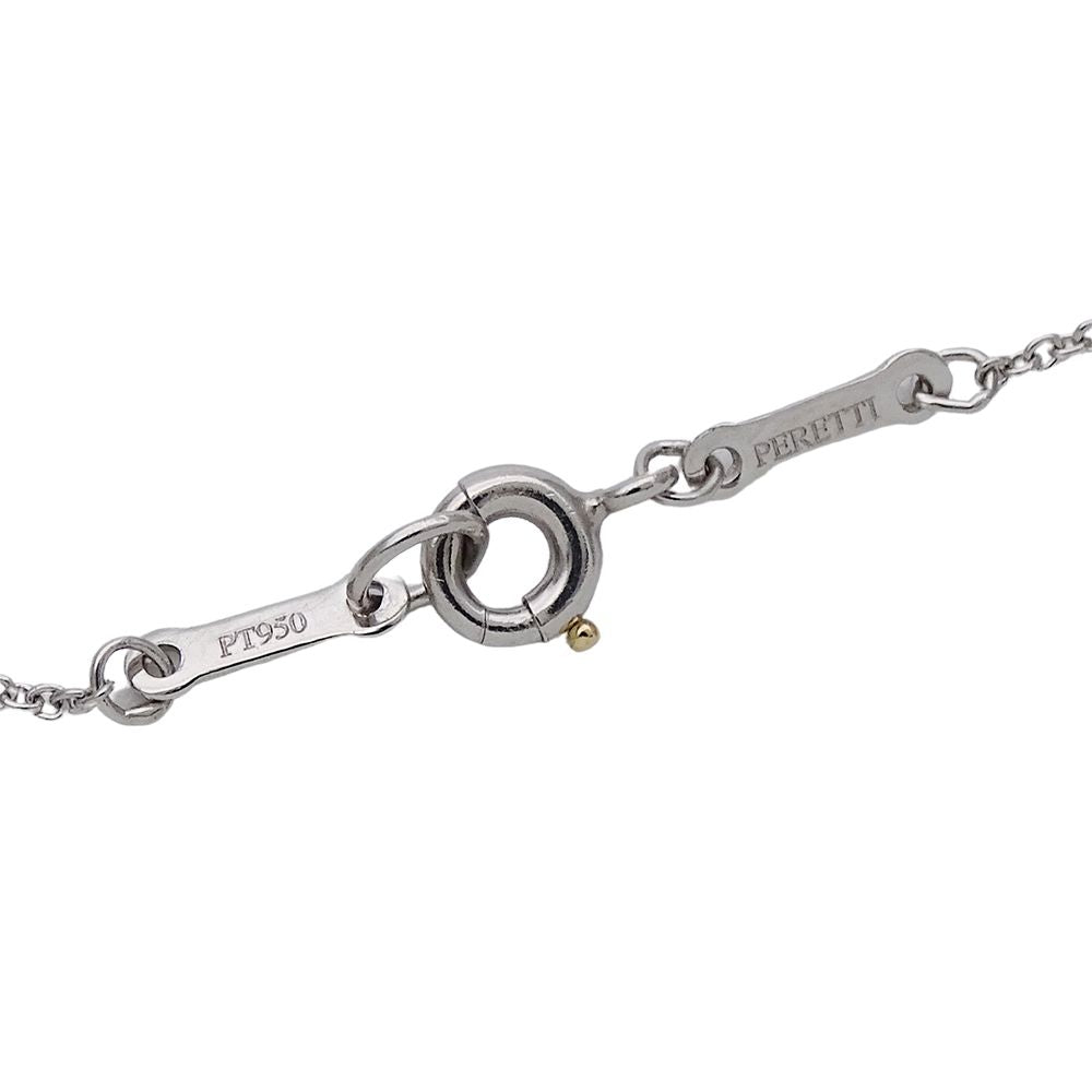 Tiffany & Co Necklace Elsa Peretti Faceted Platinum Polished — view 5