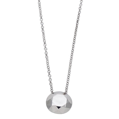 Tiffany & Co Necklace Elsa Peretti Faceted Platinum Polished — view 2