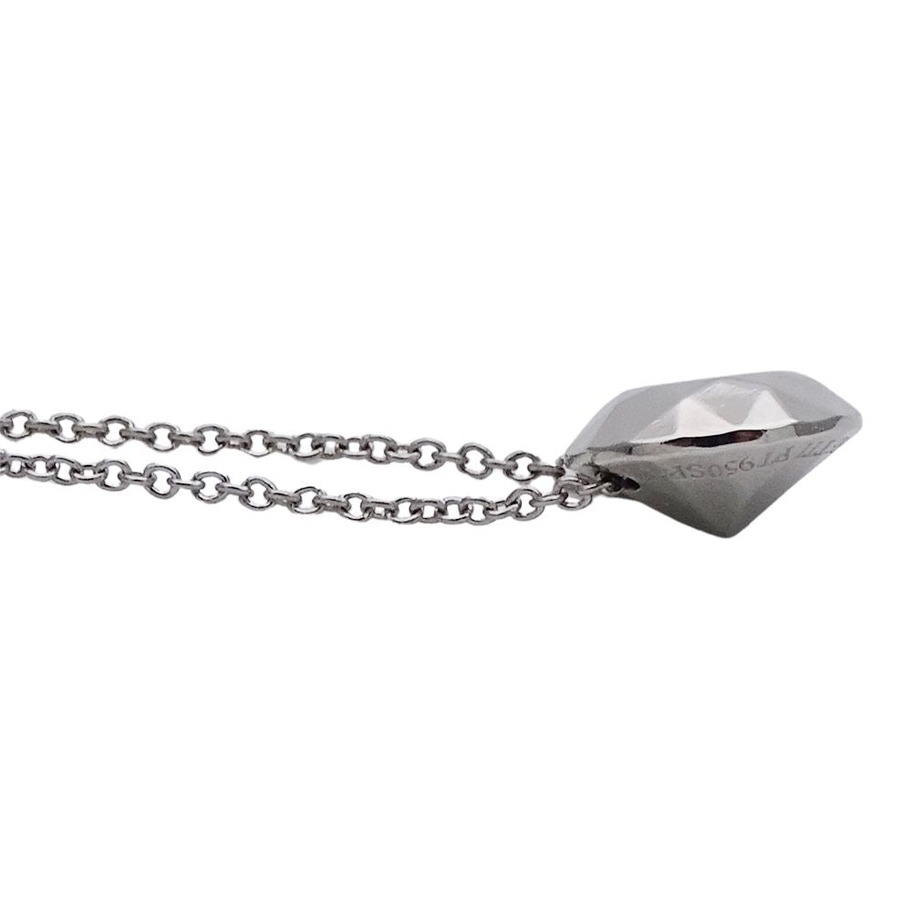 Tiffany & Co Necklace Elsa Peretti Faceted Platinum Polished — view 3