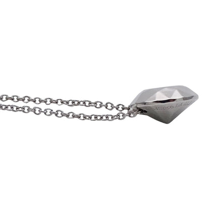 Tiffany & Co Necklace Elsa Peretti Faceted Platinum Polished — view 3