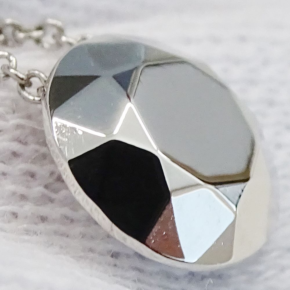 Tiffany & Co Necklace Elsa Peretti Faceted Platinum Polished — view 8