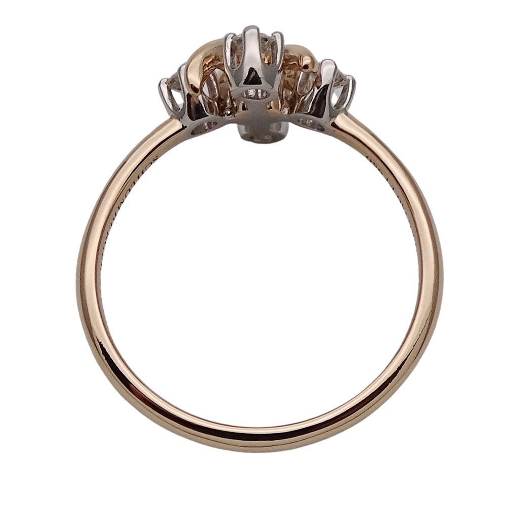 Tiffany & Co Ring Diamond Jean Schlumberger Pink Gold Platinum Polished — view 5