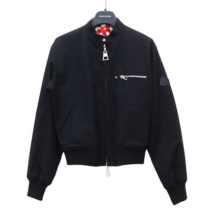 Louis Vuitton Logo LV YK Reversible Bomber Jacket Infinity Dot Rouge Vif Black