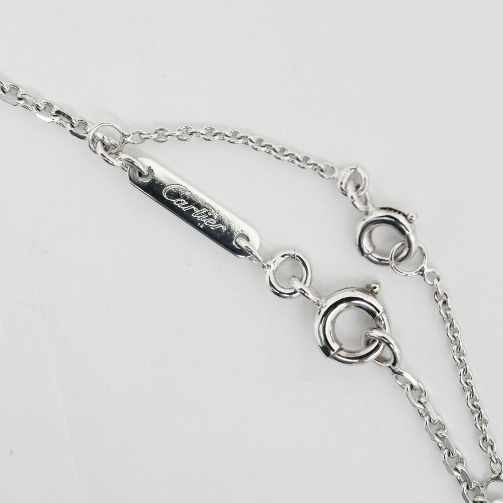 Cartier C Heart Necklace 18k WG 750 Regular Box Small Items Polished Finished — view 5