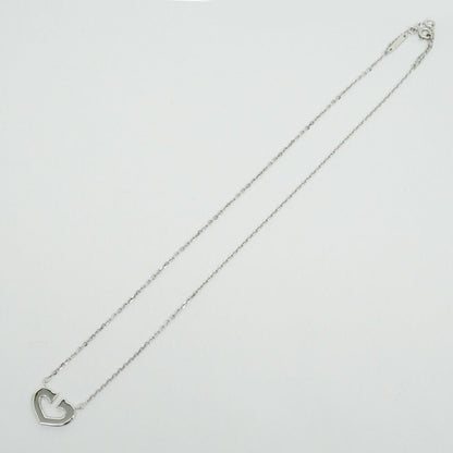 Cartier C Heart Necklace 18k WG 750 Regular Box Small Items Polished Finished — view 2