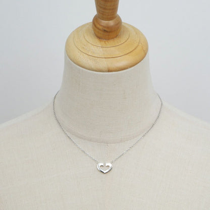 Cartier C Heart Necklace 18k WG 750 Regular Box Small Items Polished Finished — view 7