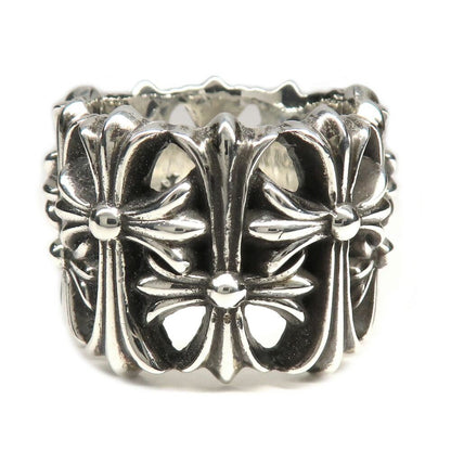 Chrome Hearts Ring Cemetery Cross 925 Sterling Silver with Invoice — view 2