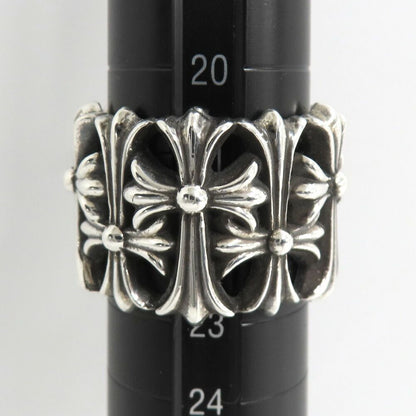 Chrome Hearts Ring Cemetery Cross 925 Sterling Silver with Invoice — view 8