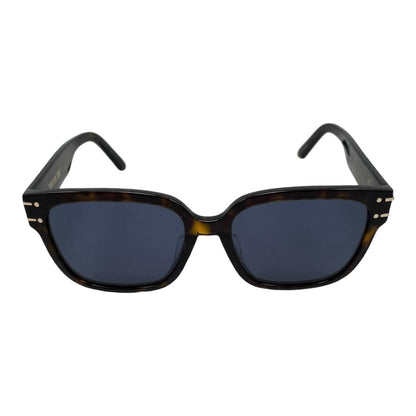 Dior Sunglasses Signature Square Tortoiseshell Logo Brown Blue Eyewear — view 3