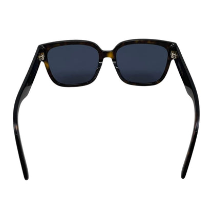 Dior Sunglasses Signature Square Tortoiseshell Logo Brown Blue Eyewear — view 4
