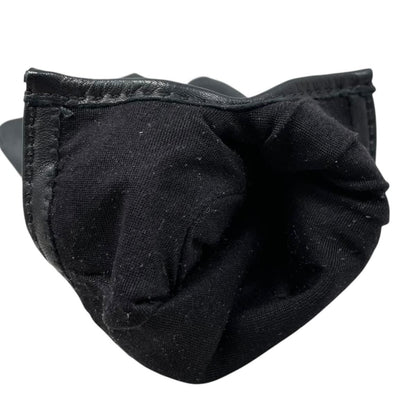 Hermes Gloves Kelly Cadena 7 Sizes Leather Black Silver — view 6