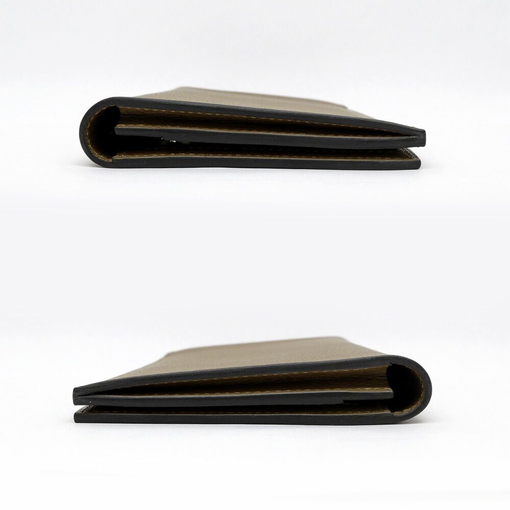Hermes Citizen Twill Long Brown Silver Wallet Bifold — view 3