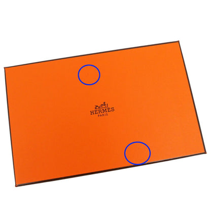 Hermes Citizen Twill Long Brown Silver Wallet Bifold — view 8