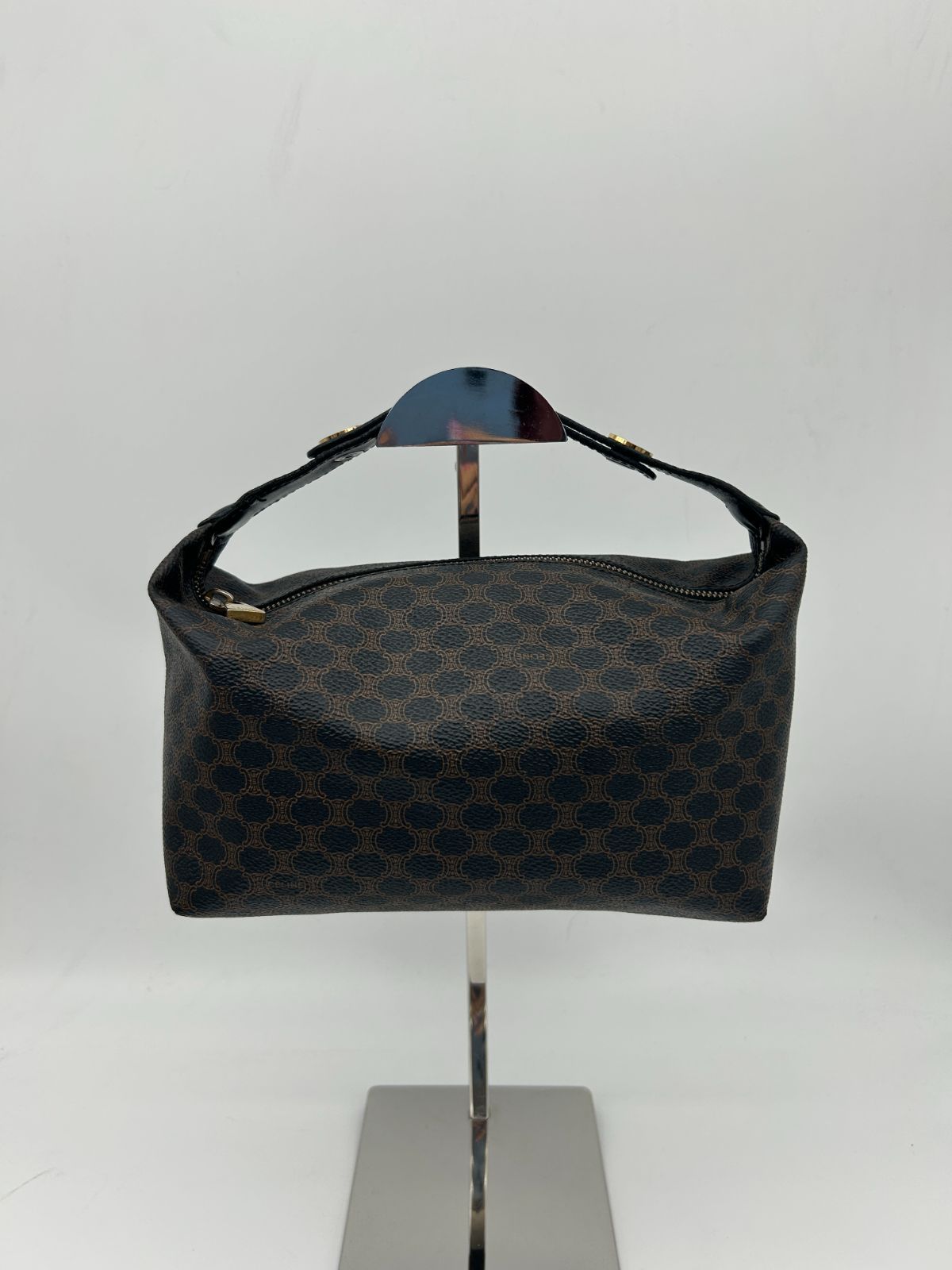 Celine Macadam Pattern Shoulder Pouch Logo