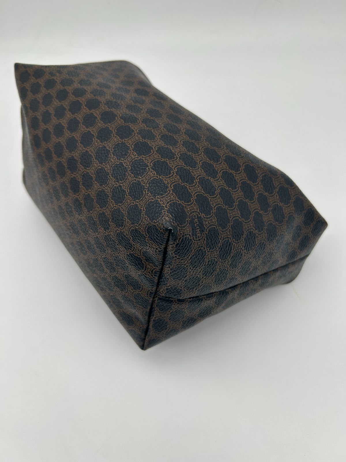 Celine Macadam Pattern Shoulder Pouch Logo — view 9