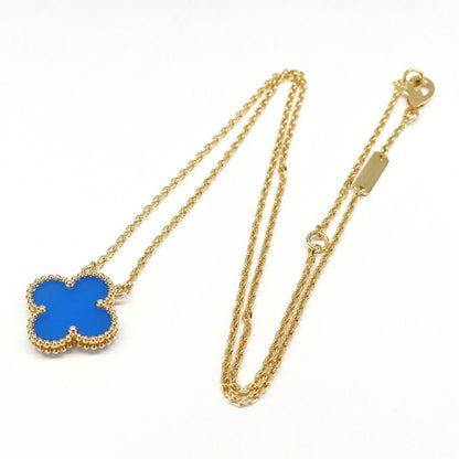 Van Cleef & Arpels Vintage Alhambra Pendant Blue Agede — view 5