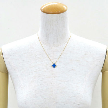 Van Cleef & Arpels Vintage Alhambra Pendant Blue Agede — view 9