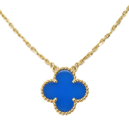 Van Cleef & Arpels Vintage Alhambra Pendant Blue Agede
