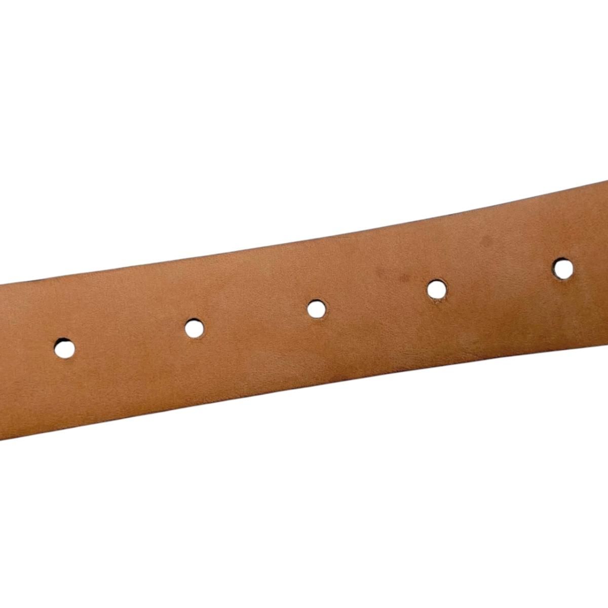 Louis Vuitton Belt Ceinture Carre Damier Ebene Logo Buckle Silver — view 8