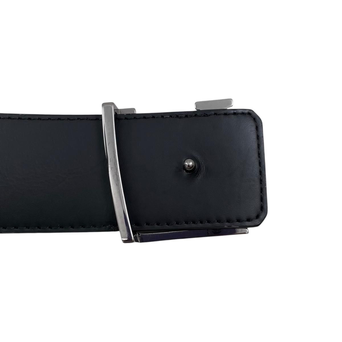 Louis Vuitton Belt LV Initial 40 mm Reversible Monogram Eclipse Black — view 4