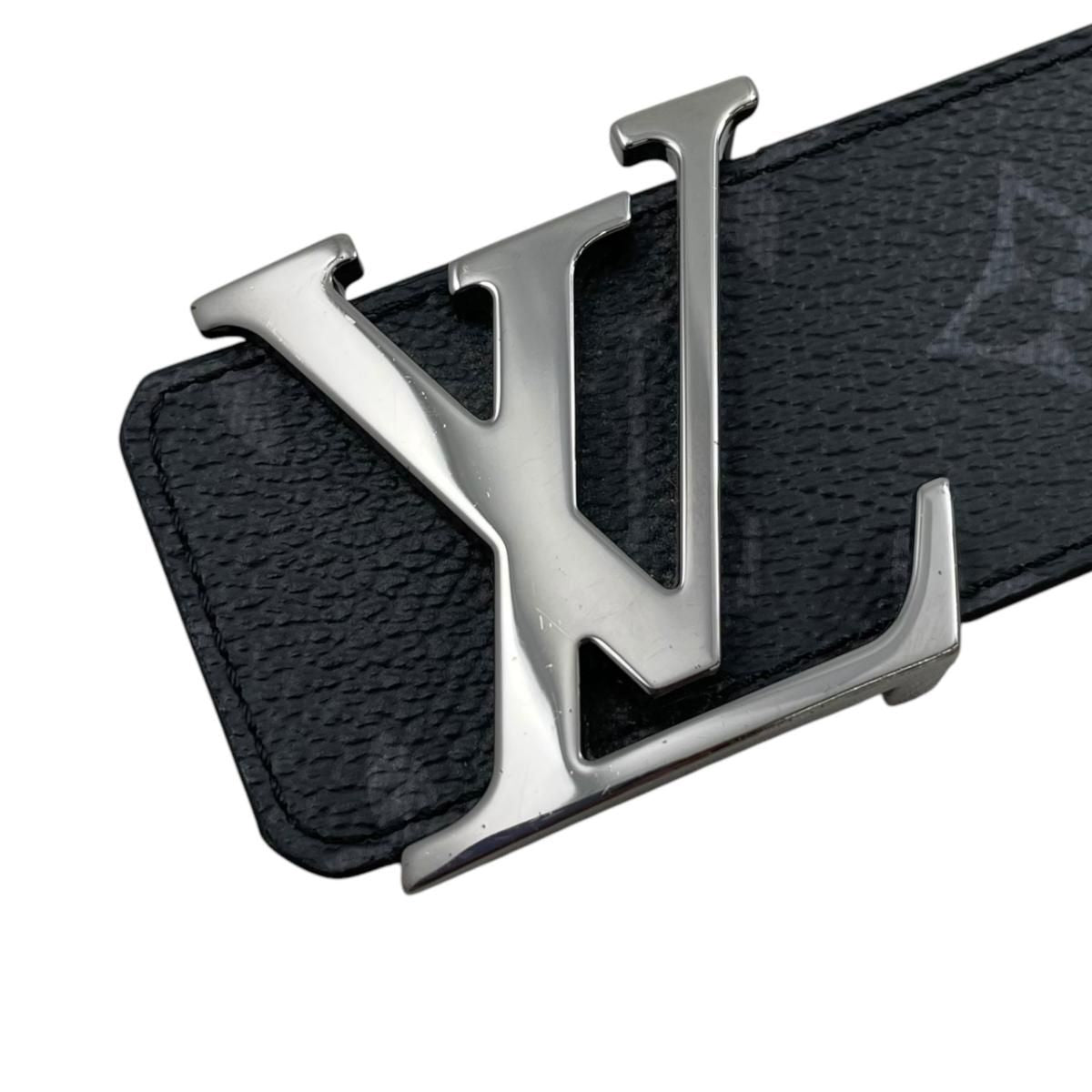 Louis Vuitton Belt LV Initial 40 mm Reversible Monogram Eclipse Black — view 5