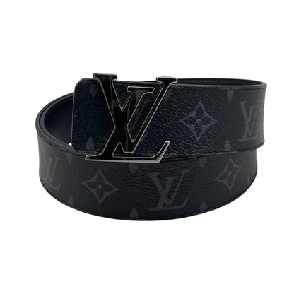 Louis Vuitton Belt LV Initial 40 mm Reversible Monogram Eclipse Black