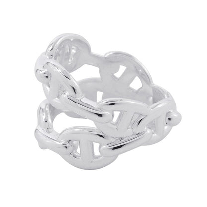 Hermes Ring Chaine D'ancre Double Row 54 Enchainee — view 2