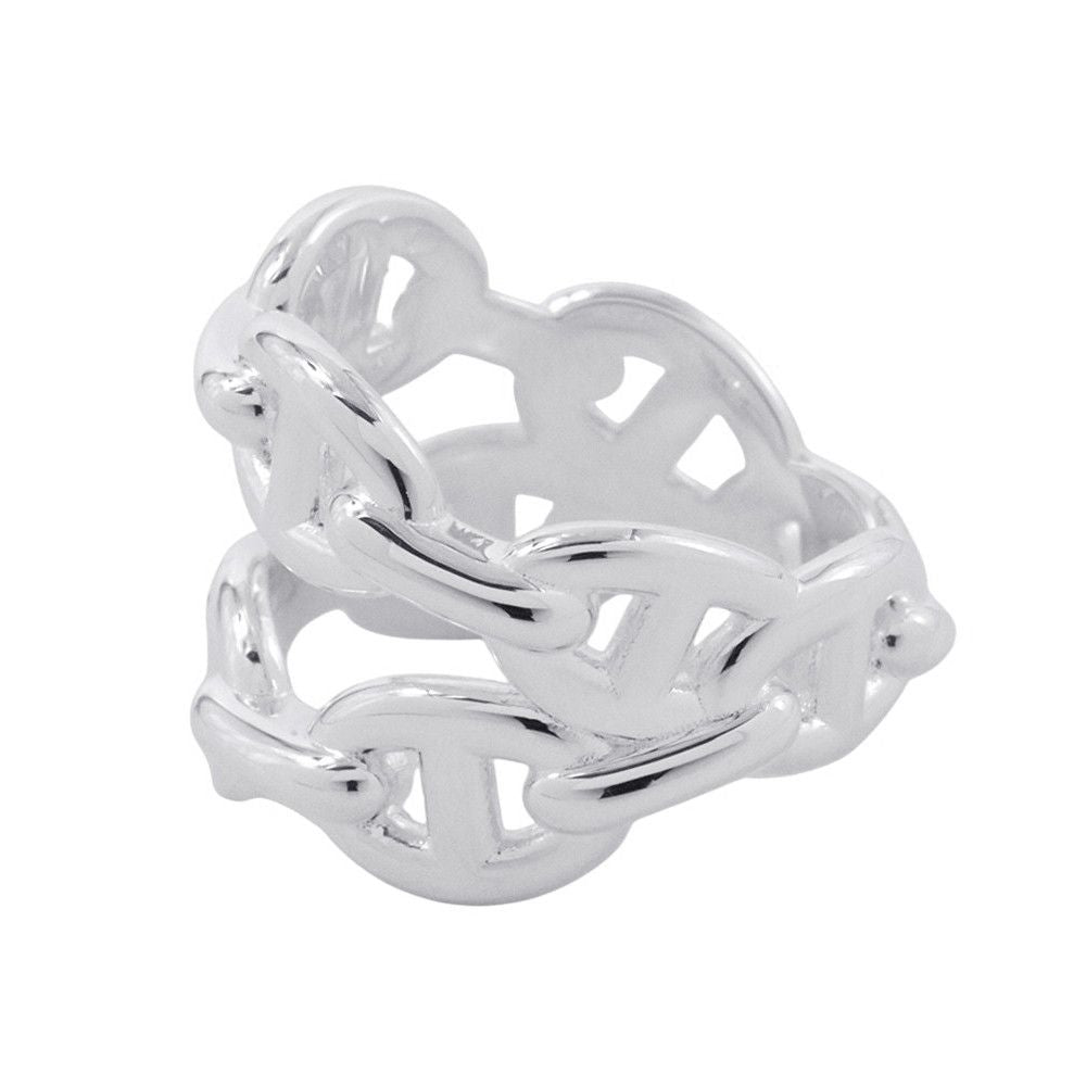 Hermes Ring Chaine D'ancre Double Row 52 Enchainee — view 2
