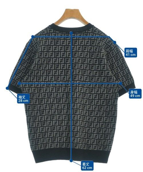 Fendi Knit Sweater Gray — view 6