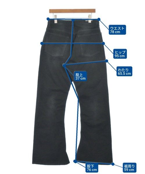 Balenciaga Denim Pants Black — view 6