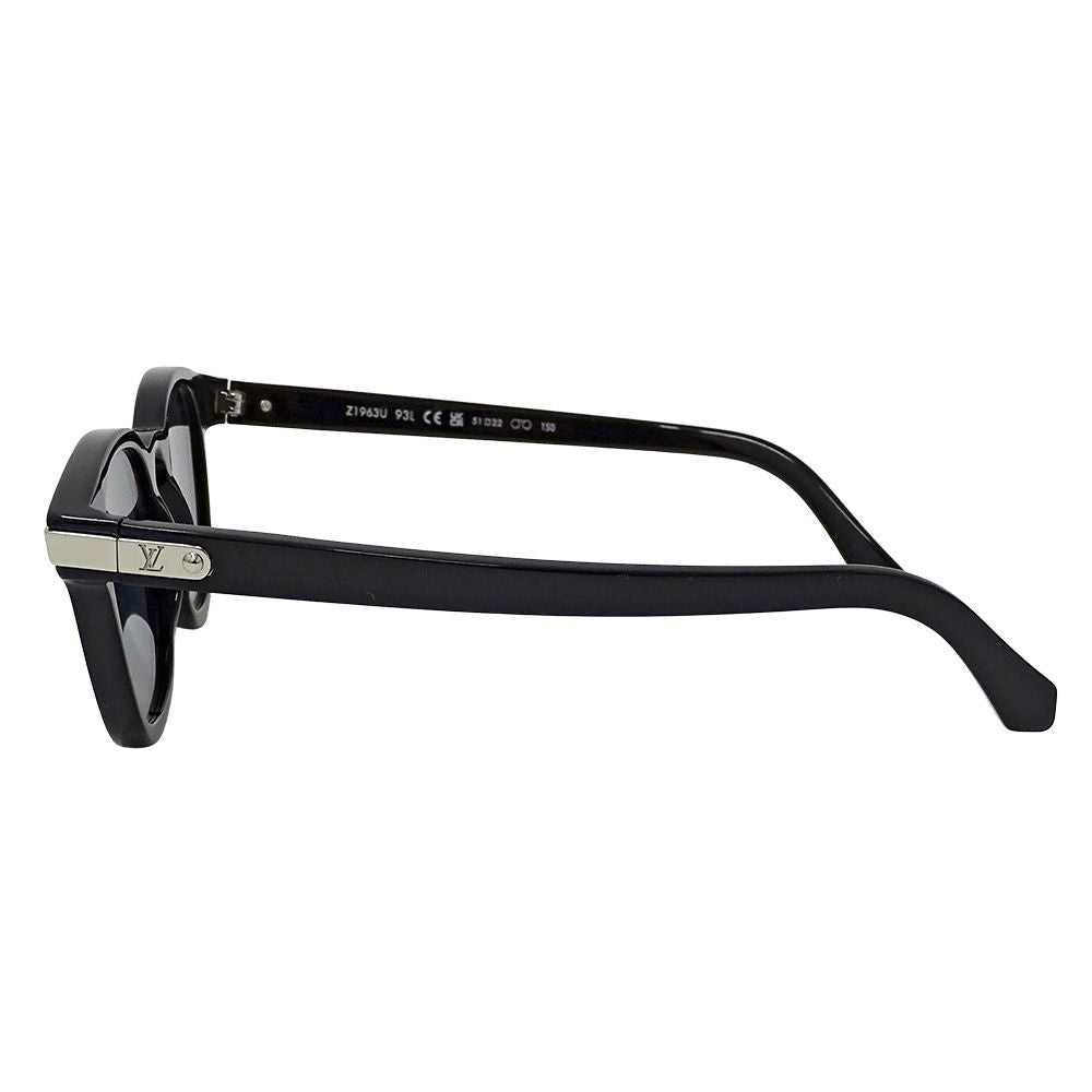 Louis Vuitton Sunglasses LV Signature Square Round Black Cool Summer Eyewear — view 4