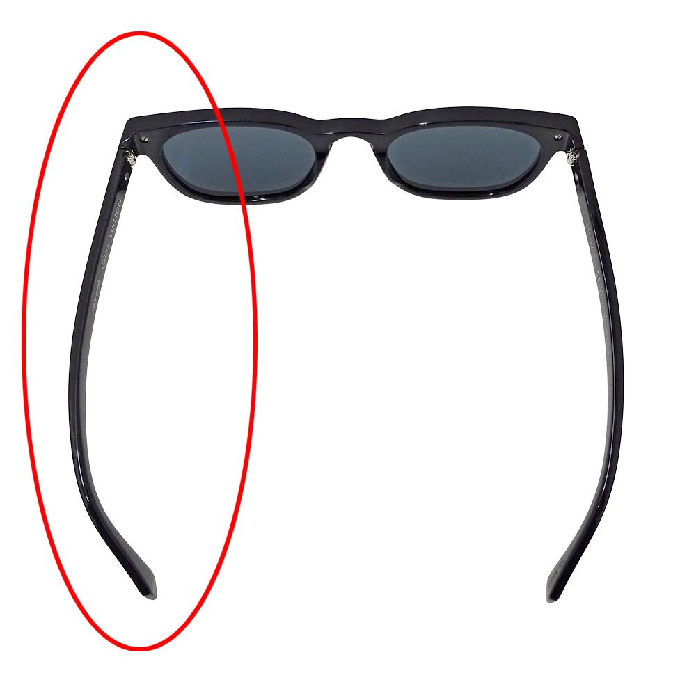 Louis Vuitton Sunglasses LV Signature Square Round Black Cool Summer Eyewear — view 7