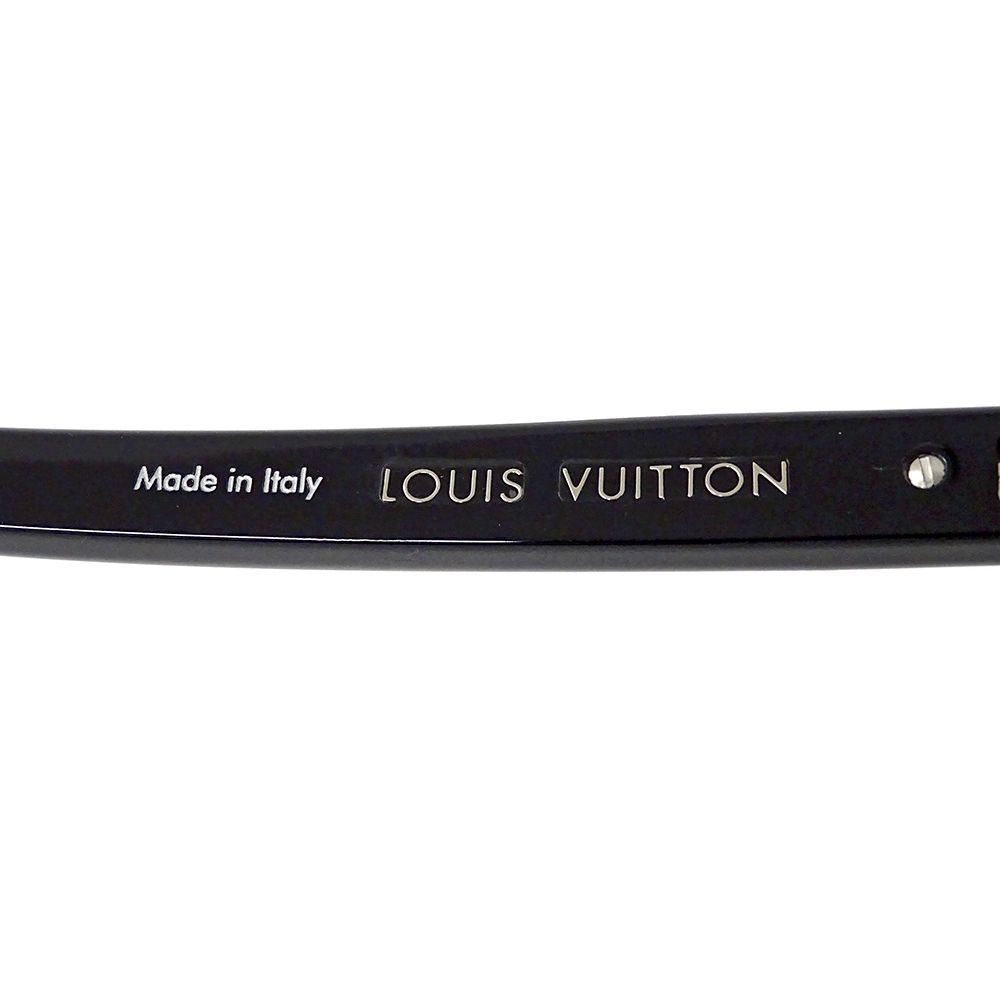 Louis Vuitton Sunglasses LV Signature Square Round Black Cool Summer Eyewear — view 6