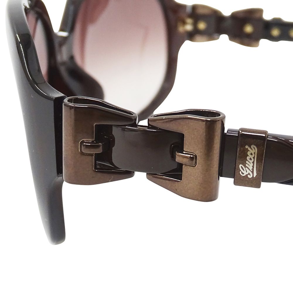 Gucci Sunglasses Brown S Ribbon Belt Gradient Summer Eyewear — view 7