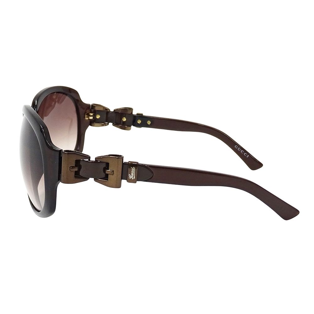 Gucci Sunglasses Brown S Ribbon Belt Gradient Summer Eyewear — view 4