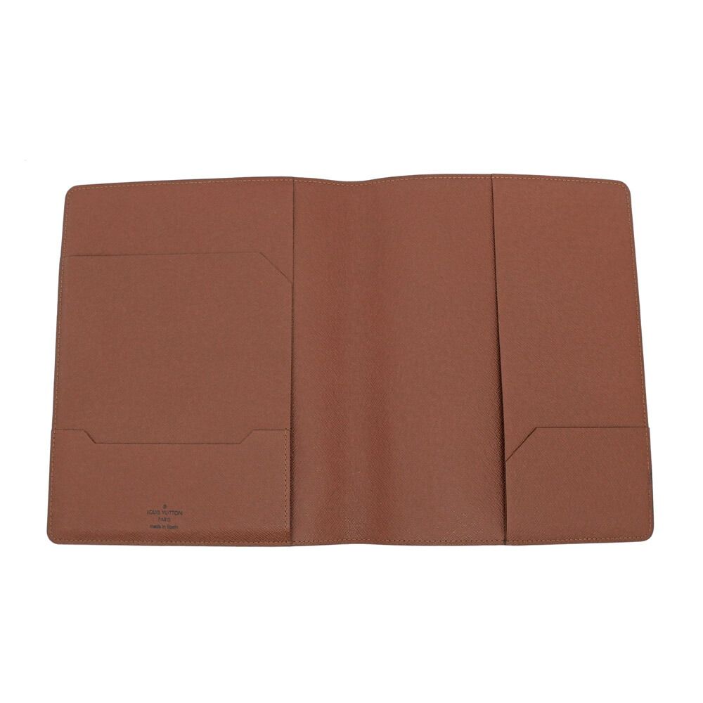Louis Vuitton Agenda Bureau Monogram Brown Leather Notebook Cover a — view 6