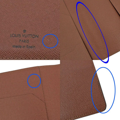Louis Vuitton Agenda Bureau Monogram Brown Leather Notebook Cover a — view 7
