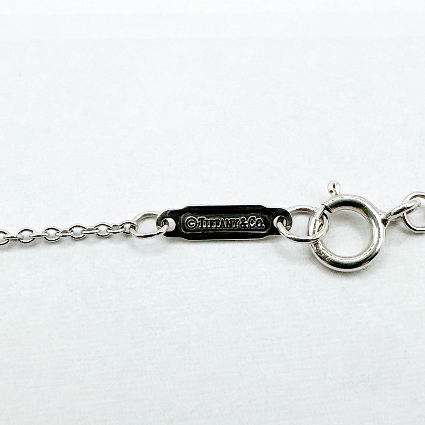Tiffany & Co Pearl Diamond White Gold Necklace 41 cm — view 4