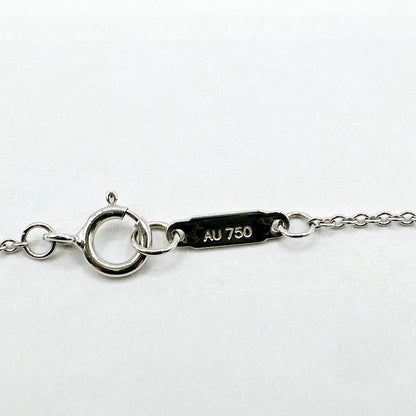 Tiffany & Co Pearl Diamond White Gold Necklace 41 cm — view 3