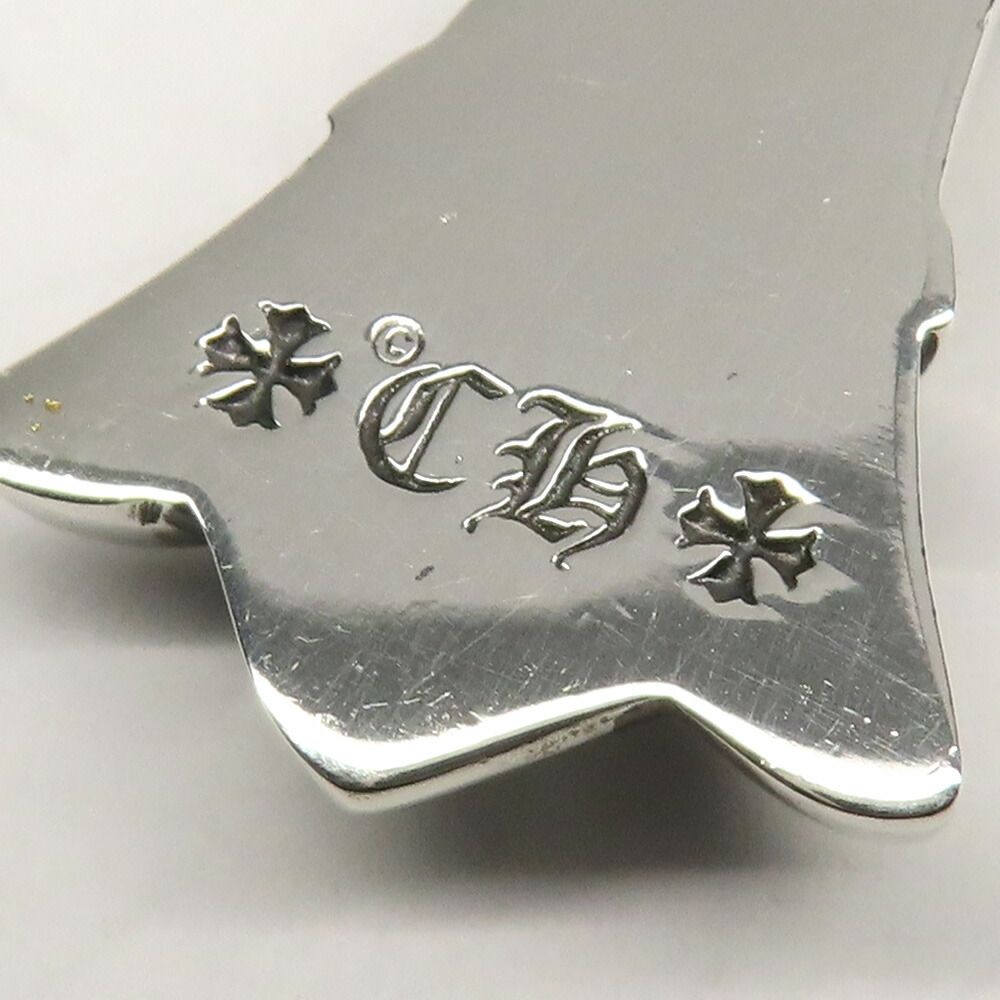 Chrome Hearts Pendant Small Double CH Cross 925 Sterling Silver — view 7