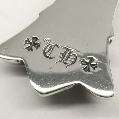 Chrome Hearts Pendant Small Double CH Cross 925 Sterling Silver — view 7