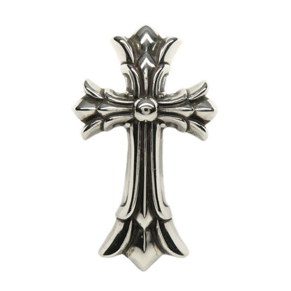 Chrome Hearts Pendant Small Double CH Cross 925 Sterling Silver