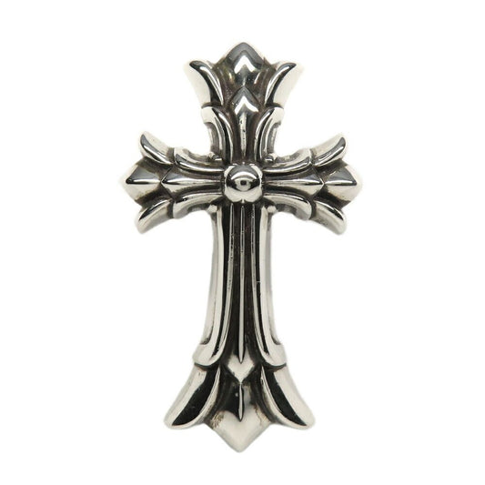 Chrome Hearts Pendant Small Double CH Cross 925 Sterling Silver